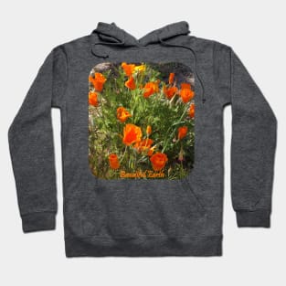 California Poppies Beautiful Earth Hoodie